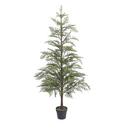 Faux Norfolk Pine Tree in Pot, 72"