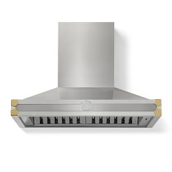 La Cornue CornuFé 90, Stainless-Steel with Polished Brass