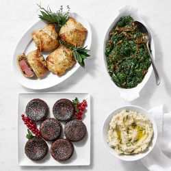 Williams Sonoma Individual Beef Wellington Holiday Dinner, Serves 4, First Available