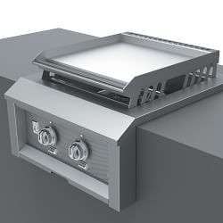 Hestan 24" Built-In Power Burner Griddle Plate Accessory