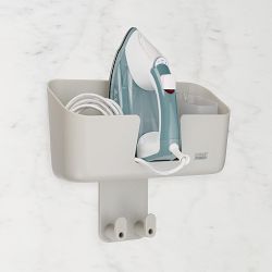 Joseph Joseph IronHub Wall Mounted Iron Storage Caddy with Ironing Board  Hook