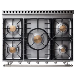 La Cornue CornuFé Dual Fuel 5-Brass Burner Accessory Kit