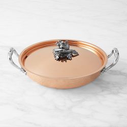 OPEN BOX: Ruffoni Opus Cupra Hammered Copper Gratin Pan with Fennel Knob, 12"