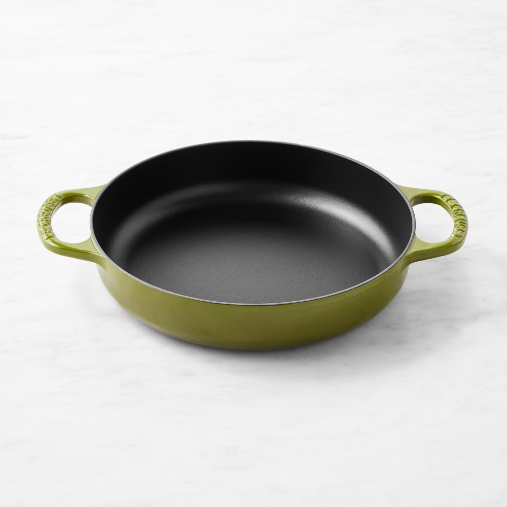 Le Creuset Enameled Cast Iron Everyday Braiser Pan, 3-Qt. - 3-Qt., Olive
