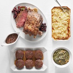 Williams Sonoma Test Kitchen Prime Rib Holiday Dinner, Serves 8, First Available