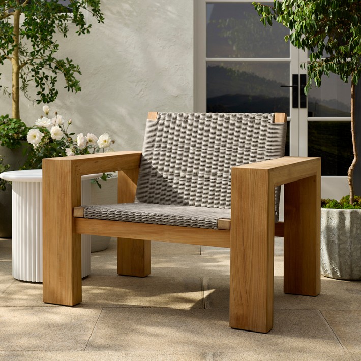 Larnaca Teak x All-Weather Weave Club Chair | Patio Furniture