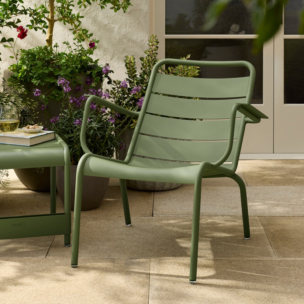 Fermob Luxembourg Outdoor Lounge Chair, Set of 2 by Williams Sonoma Home