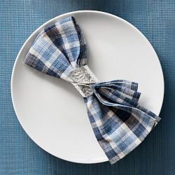 Tonal Plaid Napkins, Set of 4