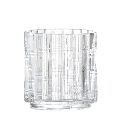 Mahalo Bamboo Double Old-Fashioned Glasses, Set of 4