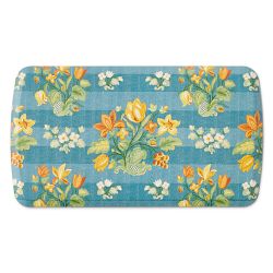 WS Gel Pro Harvest Floral Stripe Blue Mat 20 x 36