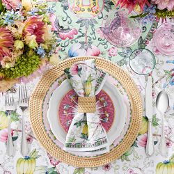 Famille Rose Napkins, Set of 4