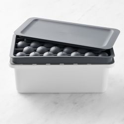 Williams Sonoma Mini Ice Spheres Tray with Ice Box