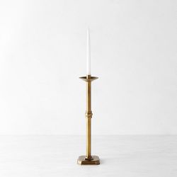 Oversized Brass Taper Holder