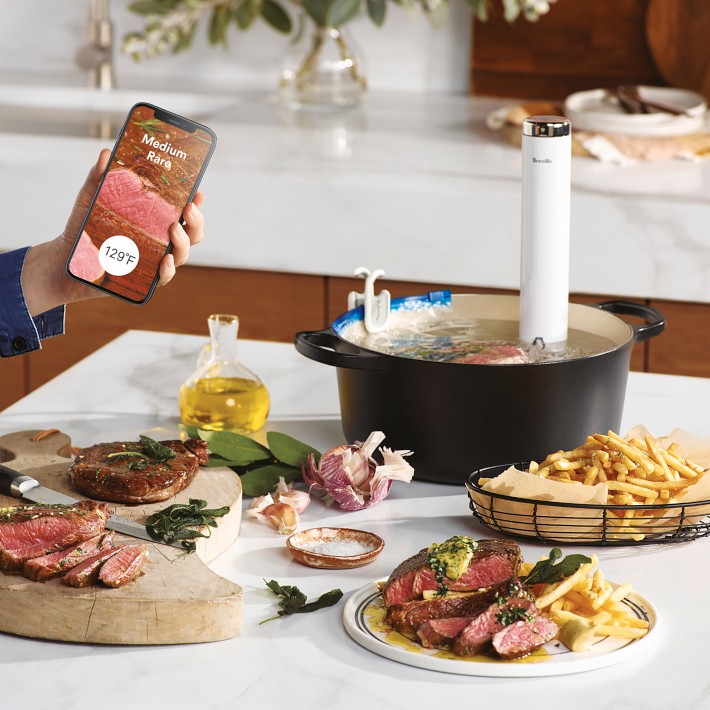 週末価格【新品】Breville Joule Sous Vide 低温調理器 Breville Joule Turbo Sous Vide Cooker | Williams Sonoma