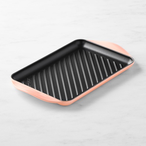 Le Creuset Enameled Cast Iron Skinny Grill, Peche