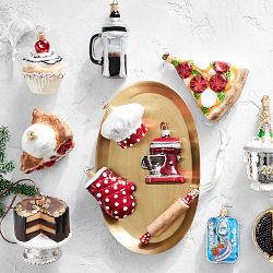Baking Essentials Glass Ornaments, Set of 4