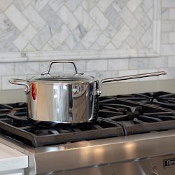 SCANPAN® TSS+ Stainless-Steel Nonstick Saucepan, 4-Qt.