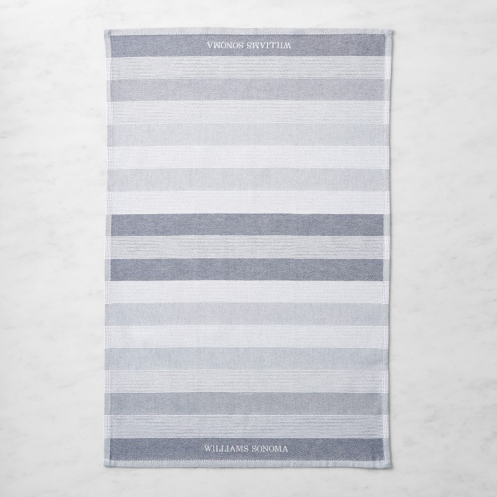 Williams Sonoma エプロン グレー コットン100% Williams Sonoma Logo Stripe Towels | Williams Sonoma