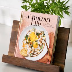 Williams Sonoma Walnut Cookbook Stand