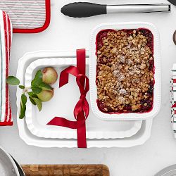 Williams Sonoma Stoneware Rectangular Bakers, Set of 3