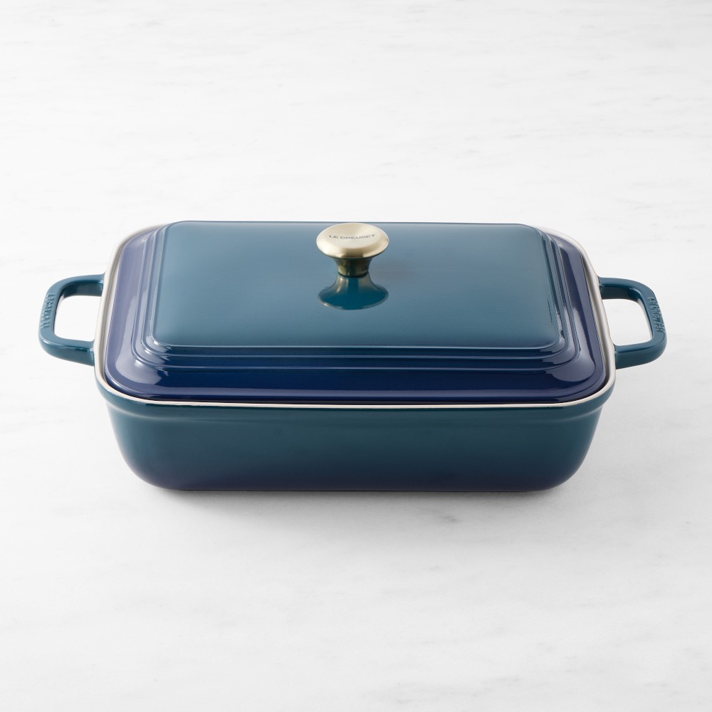 Le Creuset San Francisco Stoneware Rectangular Covered Baker, 4-Qt. - 4-Qt., Agave