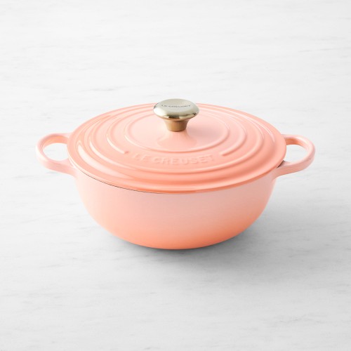 Le Creuset Enameled Cast Iron Soup Pot, 4.5-Qt., Peche