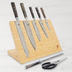 Miyabi Black 8-Piece Magnetic Easel Knife Block Set