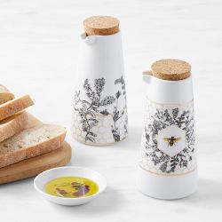 Honeycomb Ceramic Oil Containers, 12oz, Set of 2
