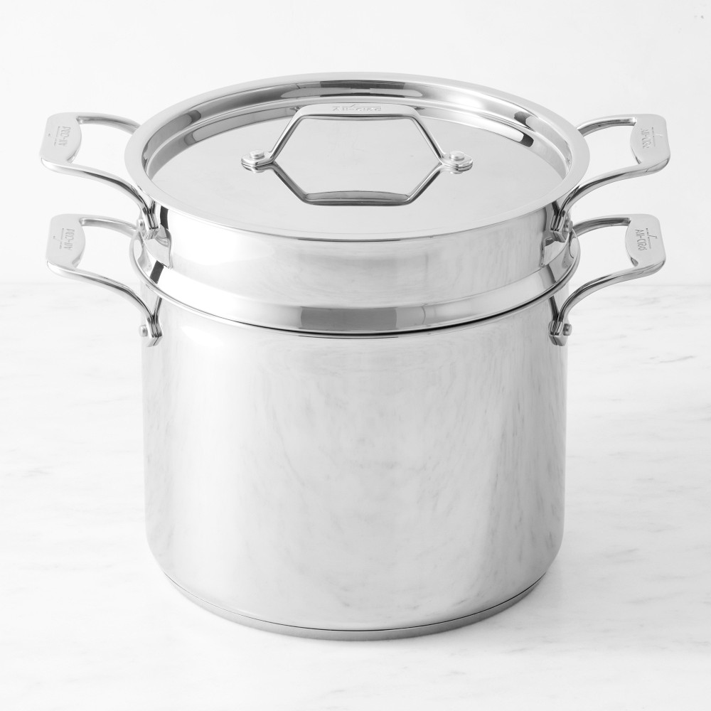 All-Clad Simply Strain Stainless-Steel Multipot - 12-Qt.