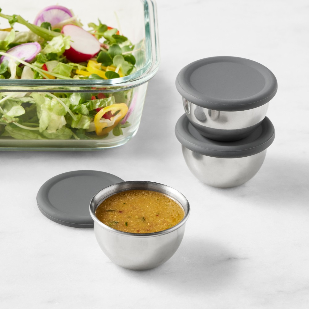 Hold Everything Condiment Containers, Set of 3 - Set of 3