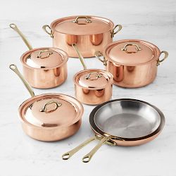 Mauviel M'150 Copper B 12-Piece Cookware Set