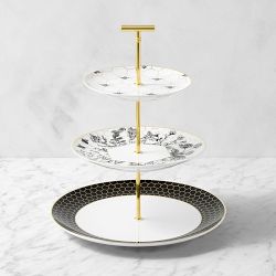 Honeycomb Three-Tiered Stand