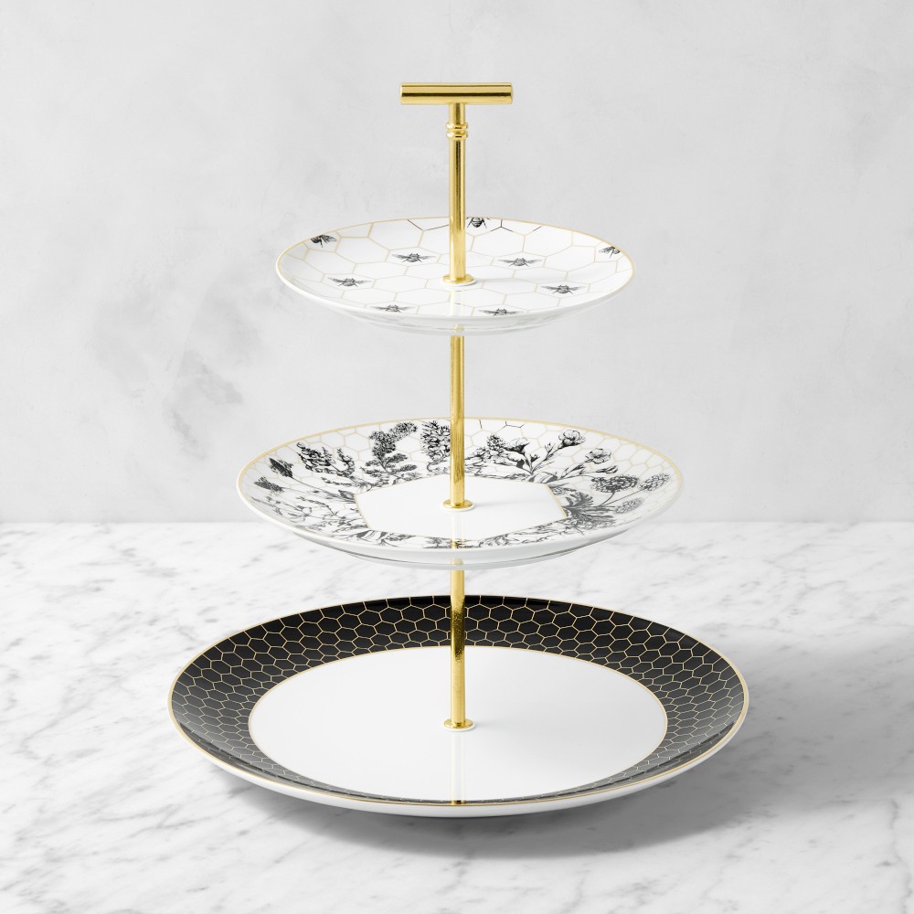 Honeycomb 3-Tiered Stand
