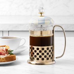 MacKenzie-Childs French Press, Sky Check