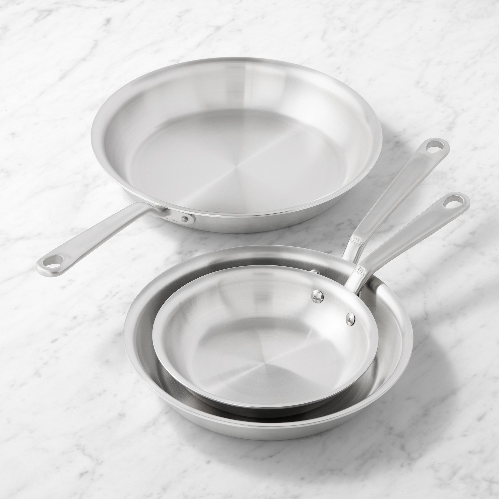 Made In Stainless-Steel Fry Pan, Set of 3 Simolary simolary.com