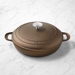 Made In Seasoned Cast Iron Braiser, 4-Qt.