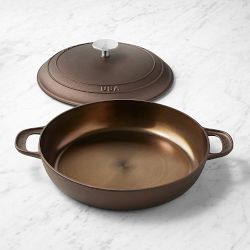 Made In® Seasoned Cast Iron Braiser, 4-Qt.