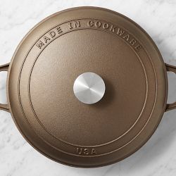 Made In® Seasoned Cast Iron Braiser, 4-Qt.