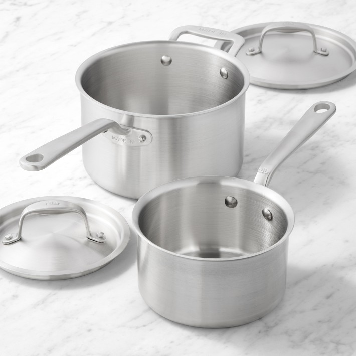 Made In Stainless-Steel Saucepan, Set of 2 | Williams Sonoma