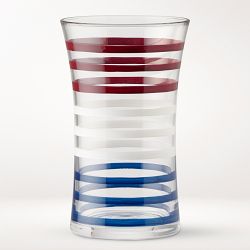 Americana Striped Short Tumblers, Set of 4