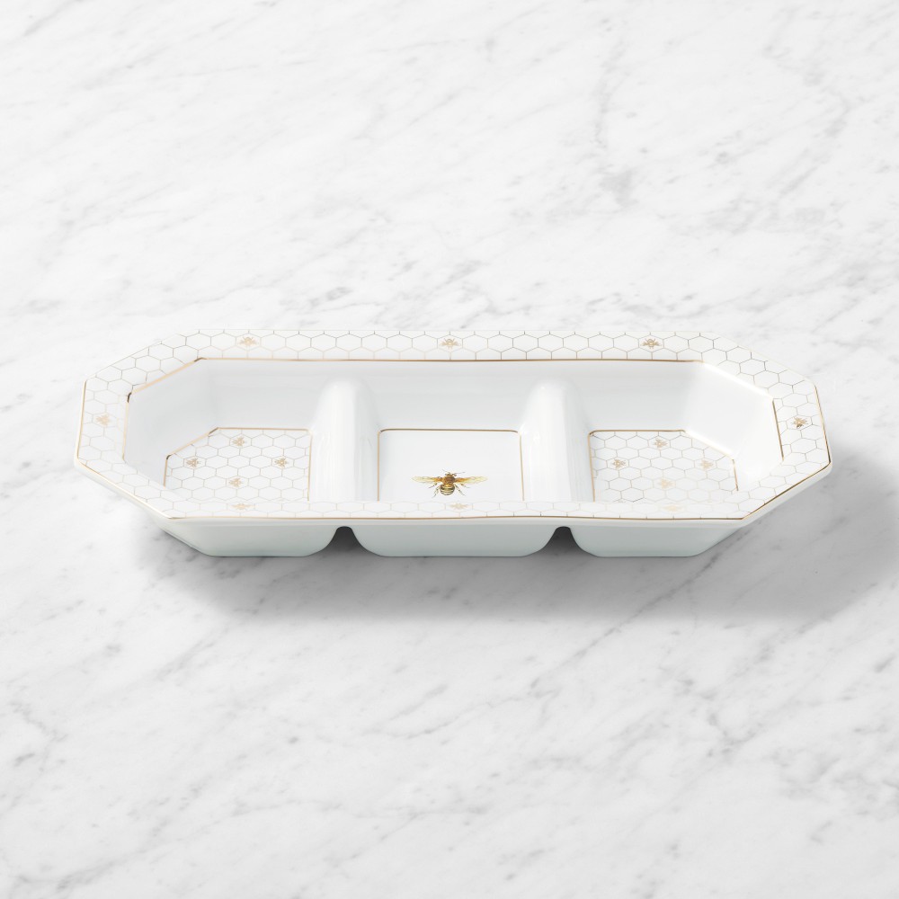 Honeycomb Triple Condiment Dish