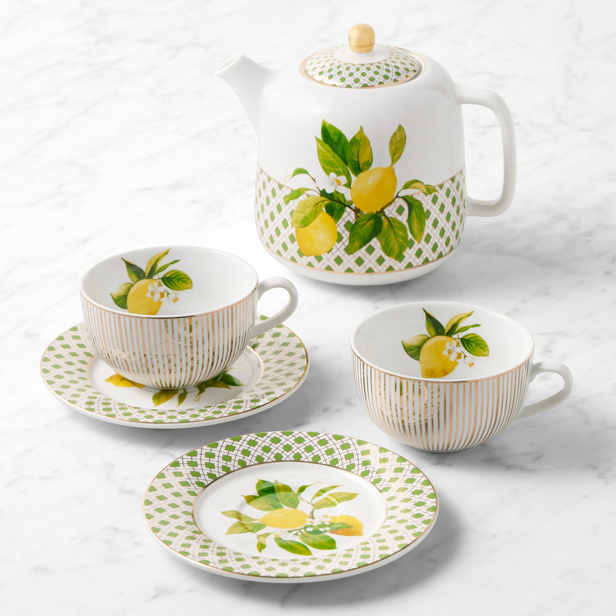 Limone Teapot and Teacup Set Simolary simolary.com