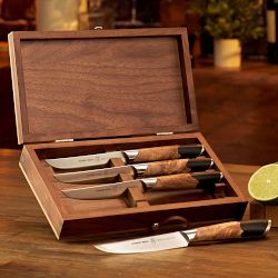 Schmidt Brothers Fusion Steak Knives, Set of 4