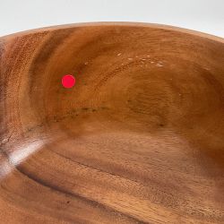 OPEN BOX: Acacia Tall Salad Bowl, 12"