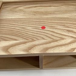 OPEN BOX: Hold Everything Magnetic Block Knife Storage, Ashwood