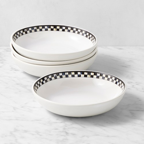 MacKenzie-Childs Everyday Stoneware Pasta Bowls Simolary simolary.com