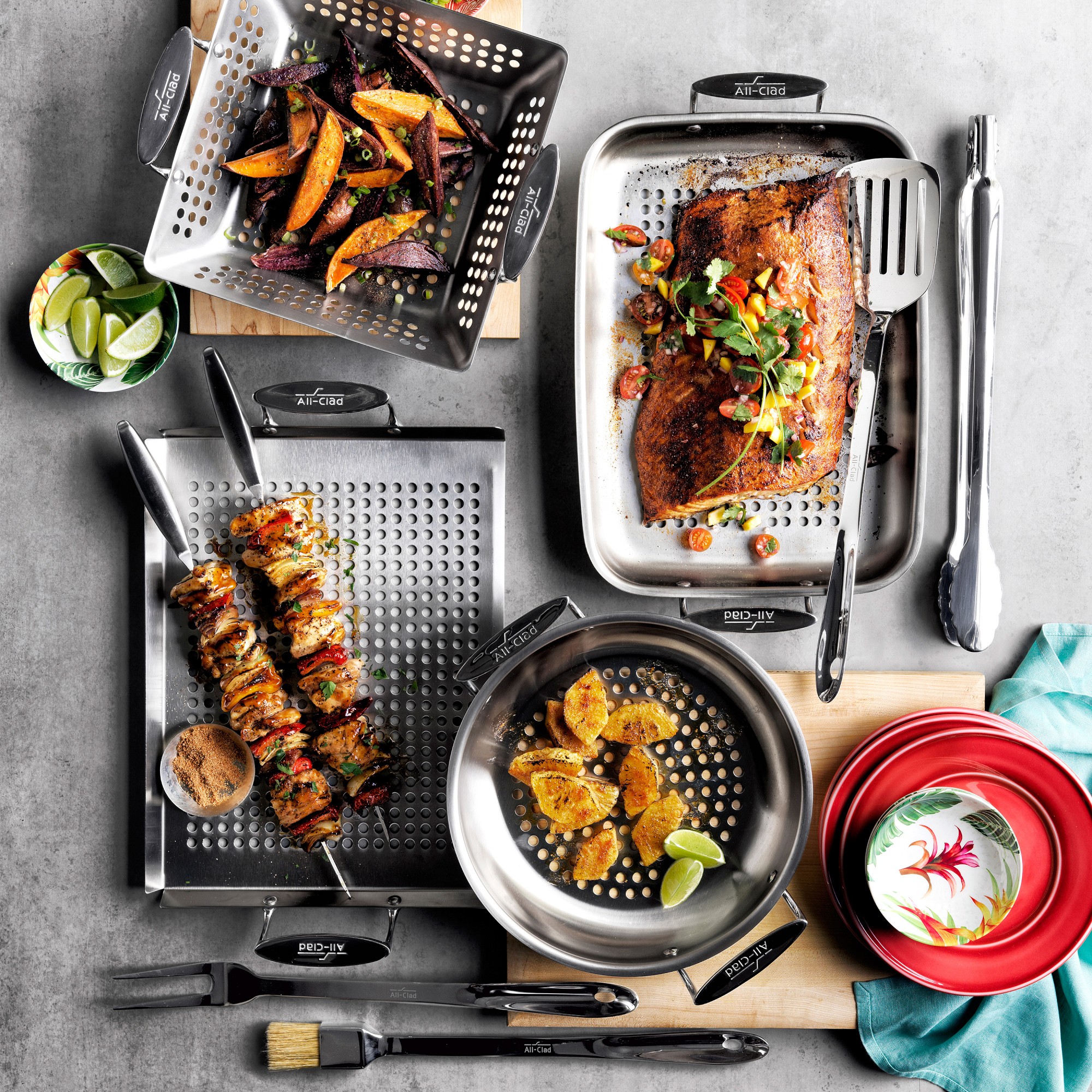 All-Clad Stainless-Steel Outdoor Roasting Pan Sansujyuku sansujyuku.com