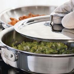 All-Clad D5® Brushed Stainless-Steel Soup Pot, 4-Qt.