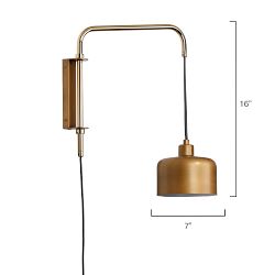 Jeno Swing Arm Wall Sconce