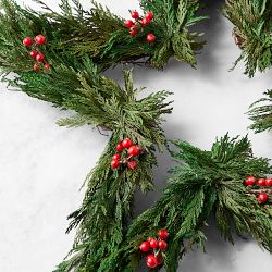 Star Live Wreath, 22"